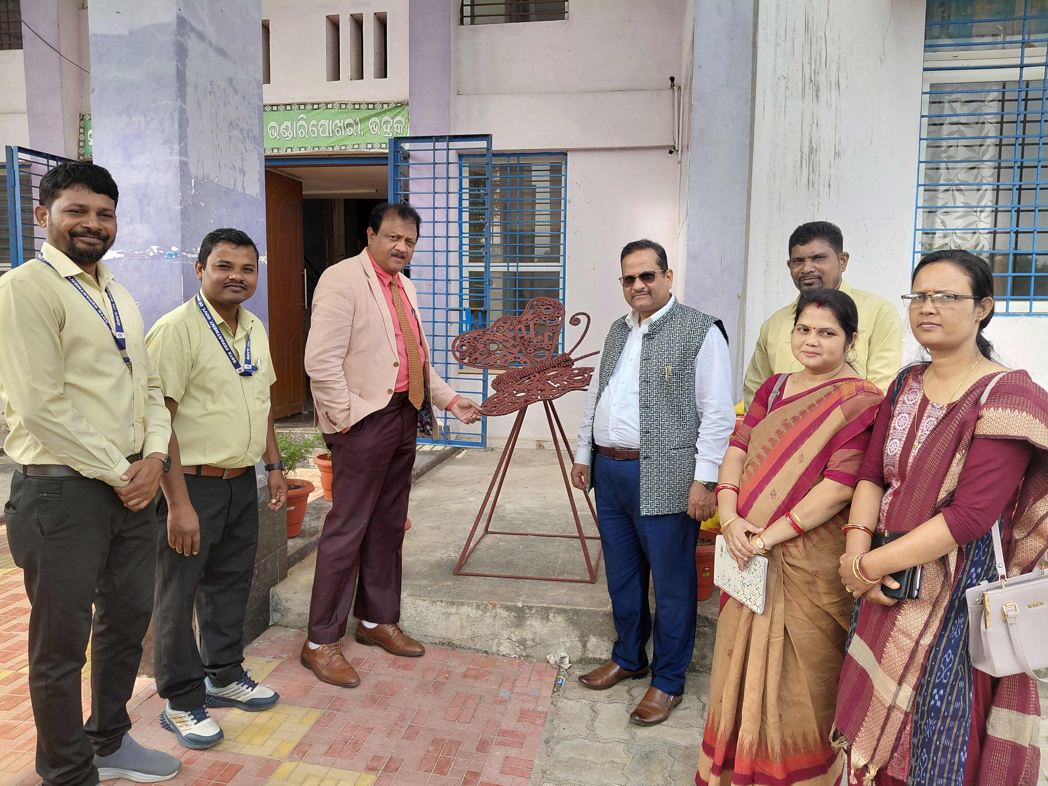 visit of Collector and dm